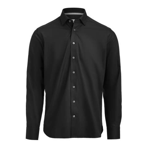YB56 Twill Regular – Hemd (Herren), Schwarz/Grau – J.Harvest & Frost (1)