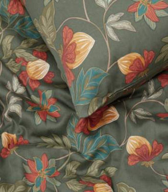 Bettwäsche-Set Bratteby Satin, Grün – Kosta Linnewäfveri (2)