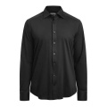 IB132 Interlock Knit Regular Fit – Hemd (Herren), Schwarz