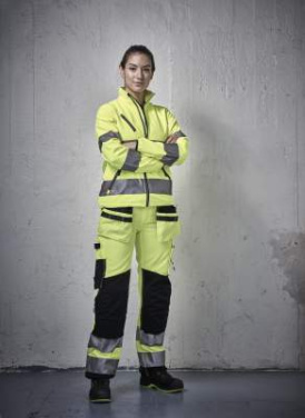 1210 Hi-Vis – Softshelljacke (Damen), Gelb – Jobman (3)