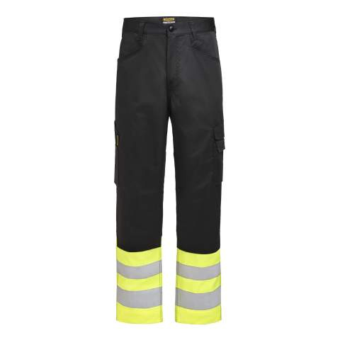 2416 Service Hi-vis – Hose (Damen), Schwarz/Gelb – Jobman (1)