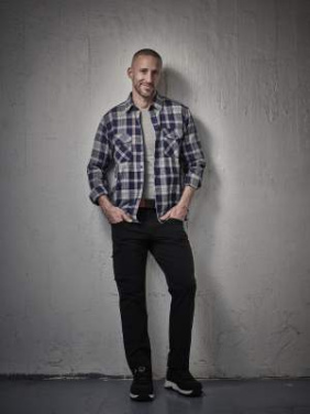 5138 – Flanellhemd, marineblau/grau – Jobman (4)