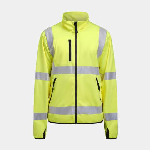 5101 Softshell Light Hi-Vis – Jacke, Gelb – Jobman (1)