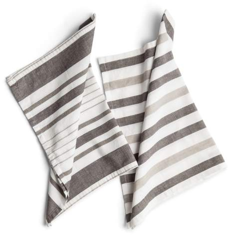 Kitchen – Handtuch, 2er-Set, Grau – Kosta Linnewäfveri
