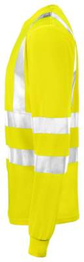5593 Long sleeve Hi-Vis – T-Shirt, Gelb – Jobman (2)
