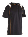 5620 Spun-Dye Vision – T-Shirt, schwarz/orange