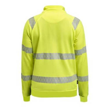 5325 Full-Zip Hi-Vis – Sweatshirt, Gelb – Jobman (3)