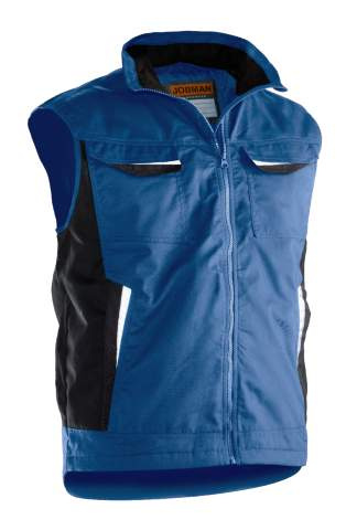7517 Service Lined – Weste, Himmelblau – Jobman (1)