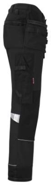 2191 Craftsman Stretch – Hose, Schwarz – Jobman (2)