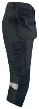 2195 Pirate Stretch – Shorts, Schwarz – Jobman (4)