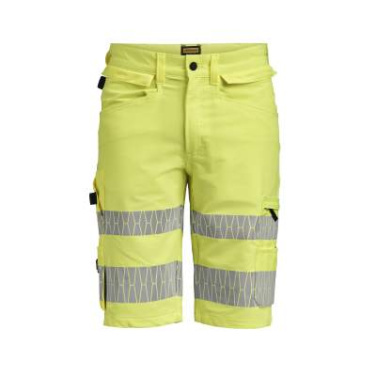 2296 Craftsman Stretch Hi-Vis – Shorts, Gelb – Jobman (4)