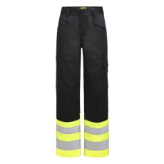 2417 Service Stretch Hi-vis – Hose, Schwarz/Gelb