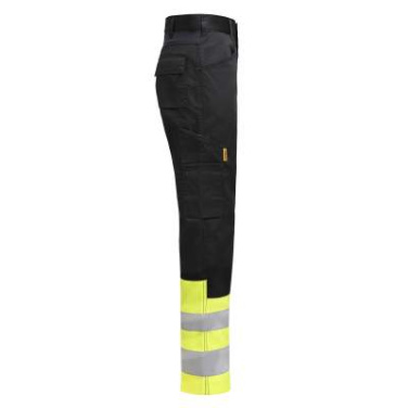 2417 Service Stretch Hi-vis – Hose, Schwarz/Gelb – Jobman (4)