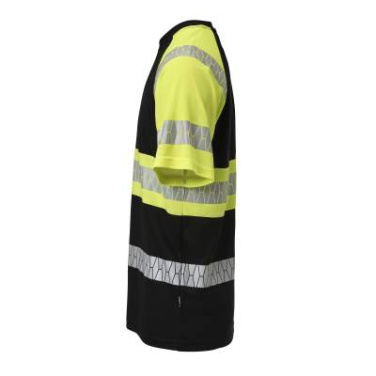 5226 Hi-Vis – T-Shirt, Schwarz/Gelb – Jobman (2)