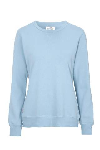 Crew Neck Lady – Sweatshirt, Himmelblau – Cottover (1)