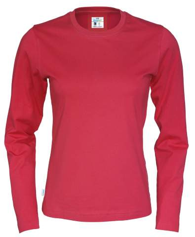 Long Sleeve Lady – T-Shirt, Rot – Cottover (1)