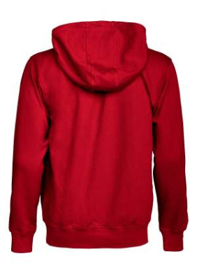 Midland Hood hoodie – Jacke mit durchgehendem Reißverschluss, Rot – Graphix (2)
