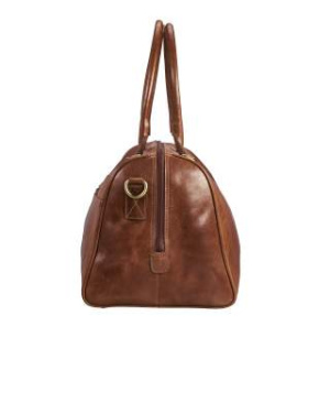 Leather Line bag – Tasche, Cognac – Derby of Sweden (4)