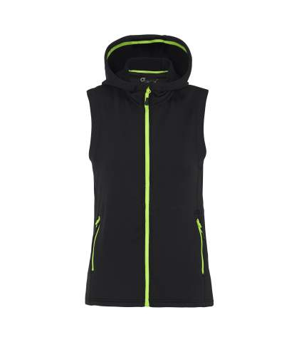 Zamora hooded woman – Weste, Schwarz – Graphix (1)