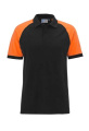 Imola shirt – Poloshirt, Schwarz/Orange