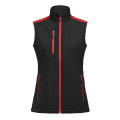 Prime Softshell – Weste (Damen), Schwarz/Rot