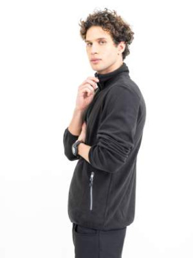 Twohand – Fleecejacke (Herren), Schwarz – Printer RED (3)