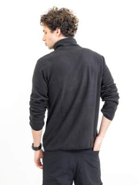 Twohand – Fleecejacke (Herren), Schwarz – Printer RED (4)