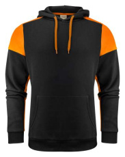 Prime – Kapuzenpullover (Unisex), Schwarz/Orange