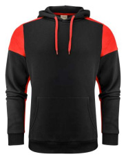 Prime – Kapuzenpullover (Unisex), Schwarz/Rot