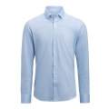 YB57 King Knit Slim – Hemd, Himmelblau