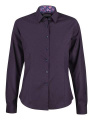 PB142 Oxford Stretch – Hemd (Damen), Lila
