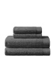 Terry Set 2+2 – Handtuch, Dunkelgrau