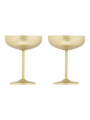 Champagner-Coupe-2er-Packung, Gold