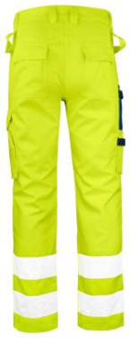2378 Service Hi-Vis – Hose, gelb/marineblau – Jobman (3)