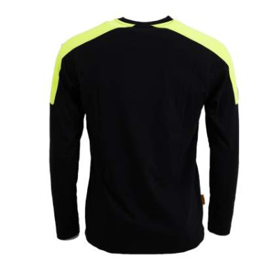 L/S – T-Shirt, Schwarz/Gelb – Jobman (3)