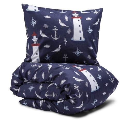 Marine-Bettbezug, Marineblau - Lord Nelson Victory
