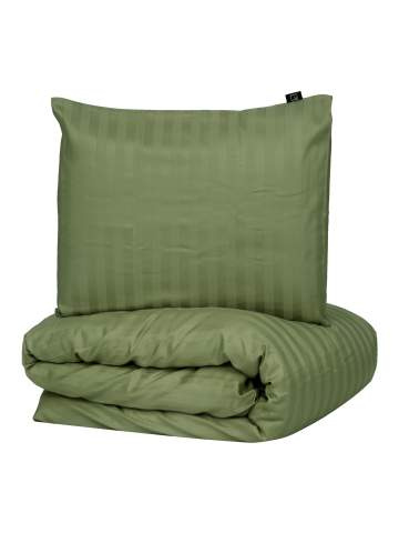 Bettwäsche-Set London Satin, Grün – Kosta Linnewäfveri (1)