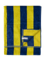 Beach Cabana – Handtuch, Marineblaublau/Gelb