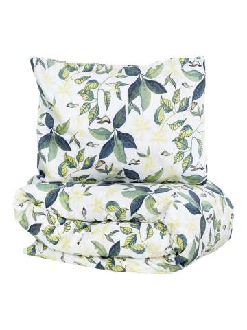 Bettwäsche-Set aus Satin, Weiß – Kosta Linnewäfveri (1)