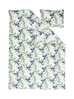 Bettwäsche-Set aus Satin, Weiß – Kosta Linnewäfveri (3)