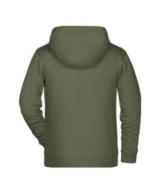 Children's Zip Hoody OCS Blended & RCS, olive – James & Nicholson (4)