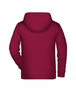 Children's Zip Hoody OCS Blended & RCS, wine – James & Nicholson (4)
