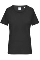 Ladies' T-Shirt 1:1 Rib OCS Standard, black