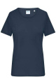 Ladies' T-Shirt 1:1 Rib OCS Standard, navy