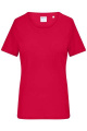 Ladies' T-Shirt 1:1 Rib OCS Standard, red
