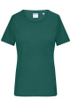 Ladies' T-Shirt 1:1 Rib OCS Standard, smoky-green