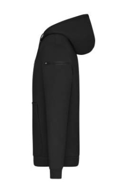 Men's Hoody Interlock OCS Blended & RCS, black – James & Nicholson (2)