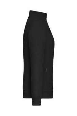 Ladies' Zip Jacket Interlock OCS Blended & RCS, black – James & Nicholson (3)