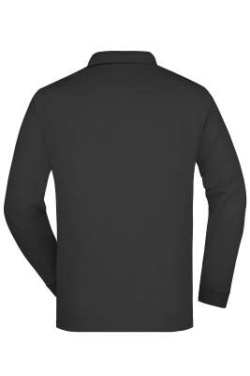 Polo-Piqué Long-Sleeved, black – James & Nicholson (4)