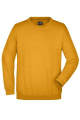 Schweres Sweatshirt mit Rundhalsausschnitt, gold-yellow